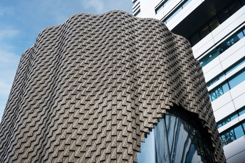 Speiras Aluminium-Fassade des Broadgate-Gebäudes in London.